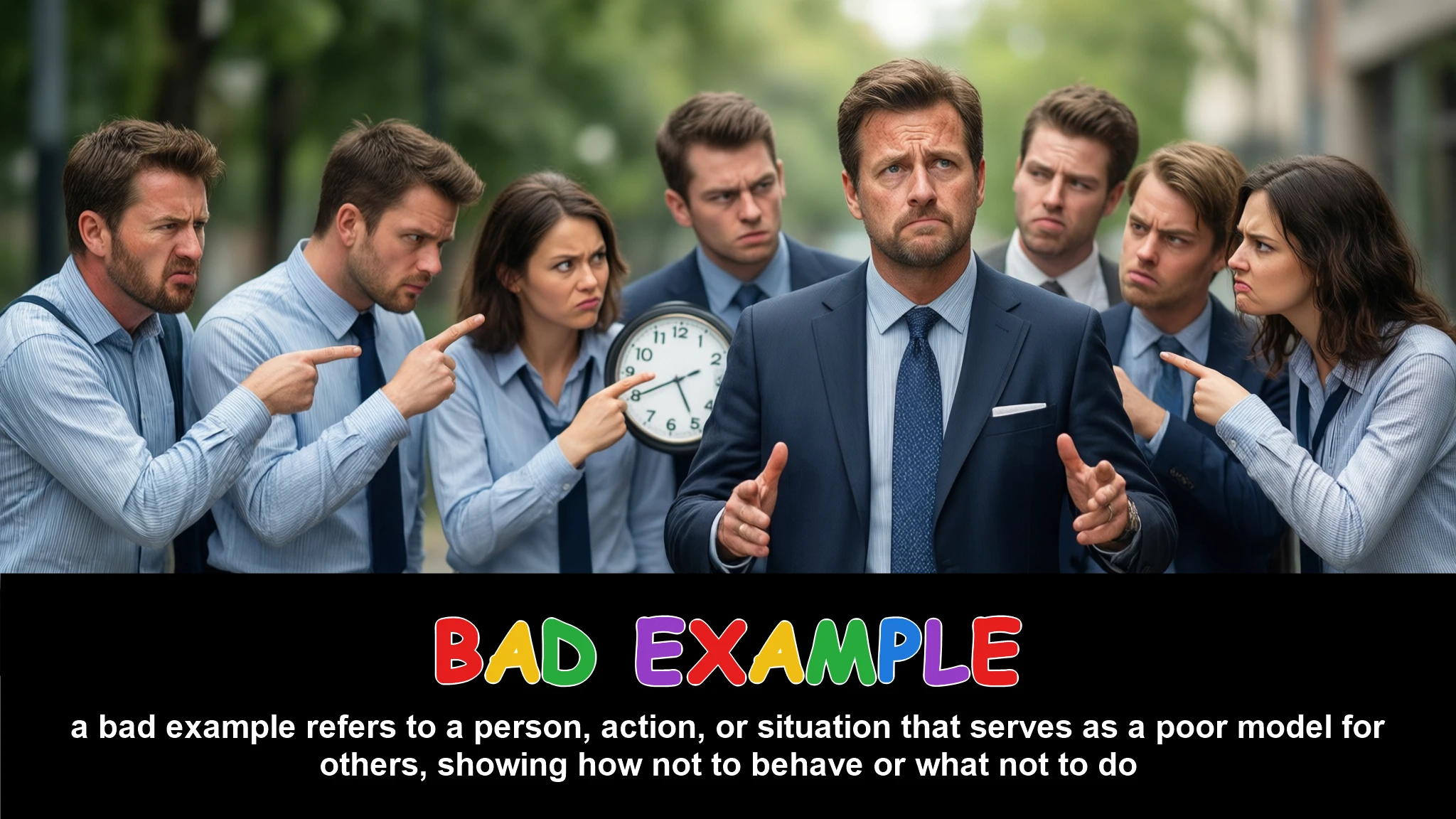 English Illustration for bad example